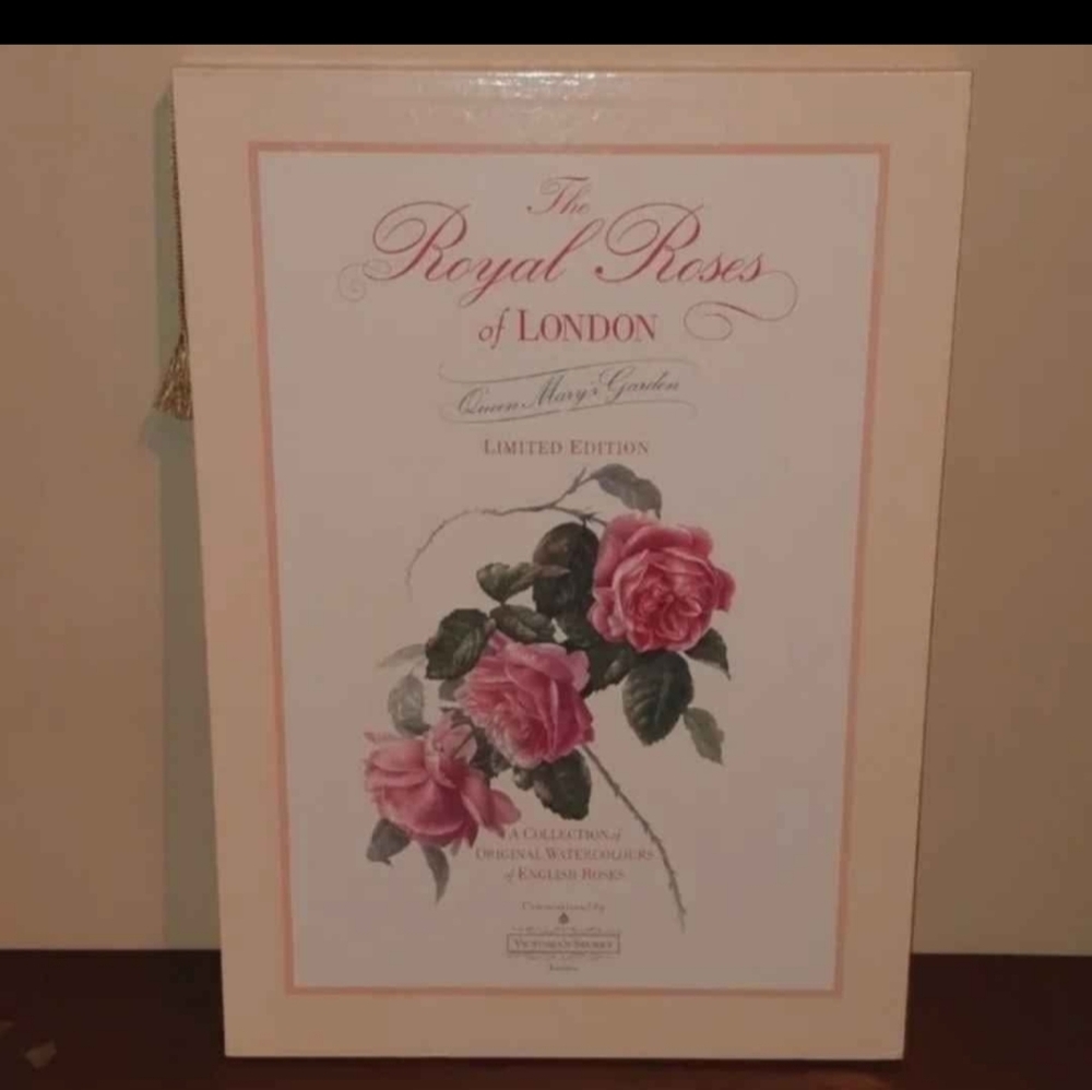 1st Ltd Ed ROYAL ROSES Of LONDON Imperial Folio by CORAL GUEST Signed By Artist